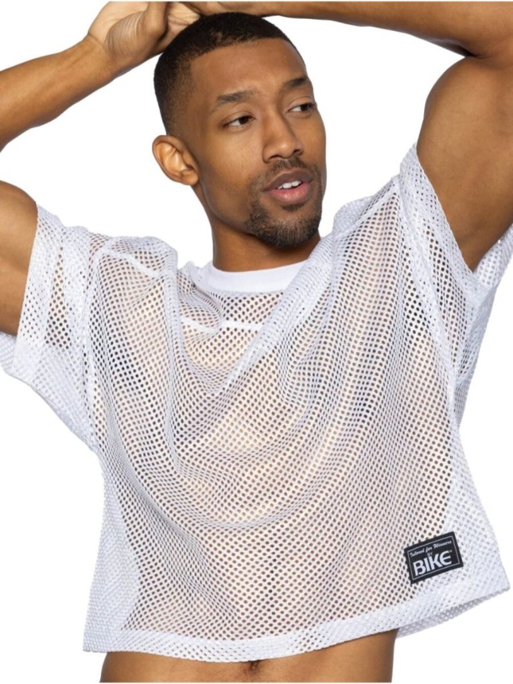 BAM 134 Short Sleeve Practice Jersey White - Picture 2 of 4